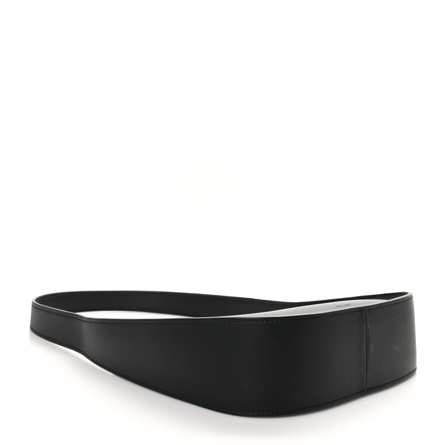 The Row Smooth Calfskin Half Moon Shoulder Bag Black 4 of 9