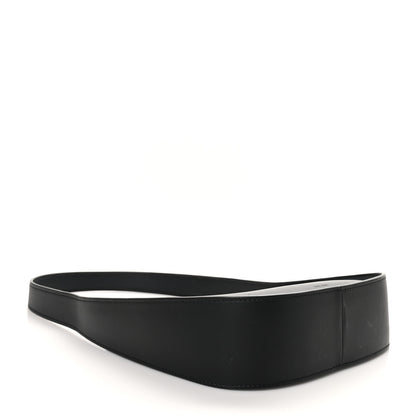 The Row Smooth Calfskin Half Moon Shoulder Bag Black 4 of 9