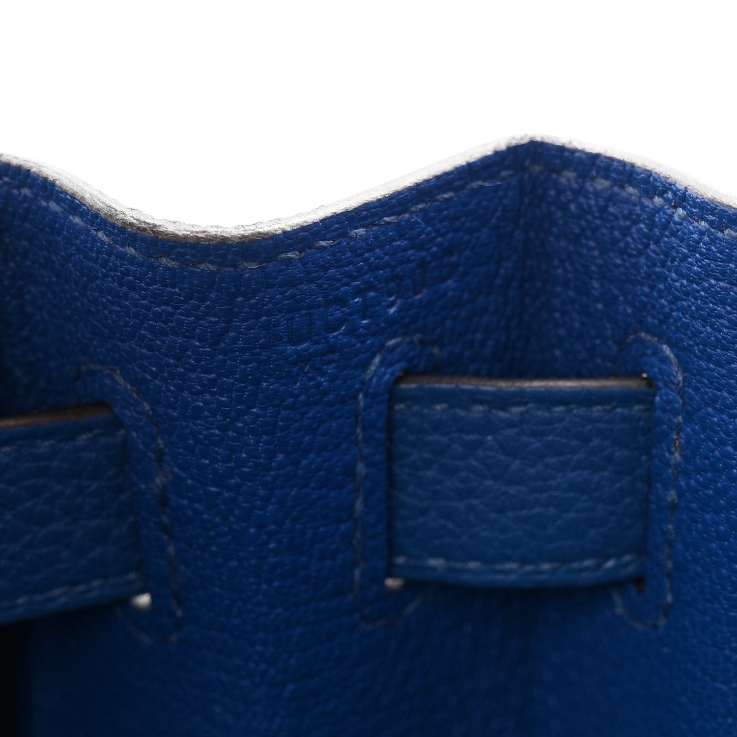 Hermes Togo Kelly Retourne 28 Bleu France 7 of 11
