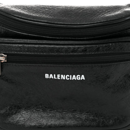 Balenciaga Agneau Arena Weekend Belt Wallet Black 8 of 10