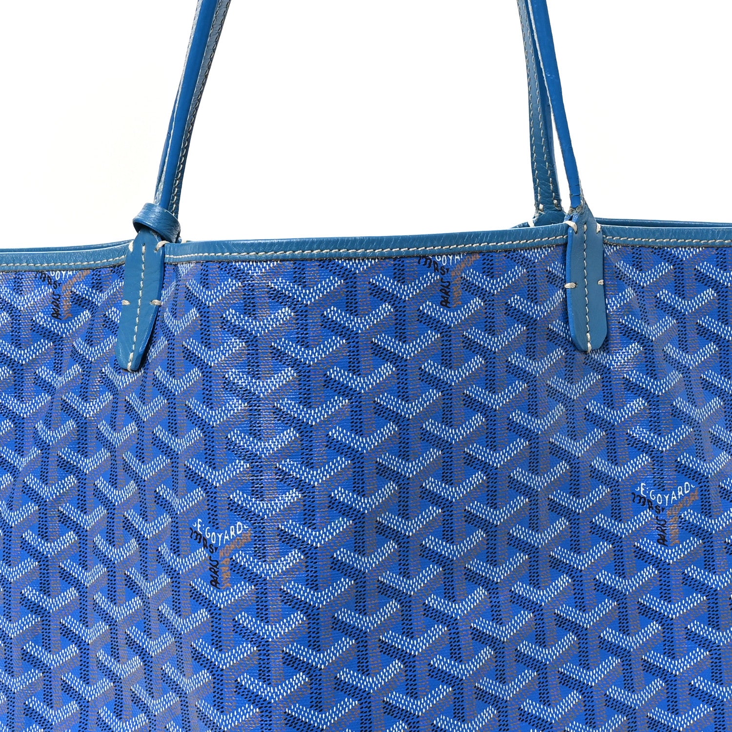 Goyard Goyardine Saint Louis GM Sky Blue 9 of 13