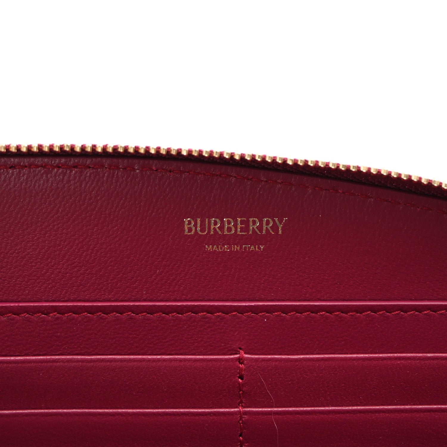 Burberry Calfskin Shield Zip Pouch Wallet Ripple 6 of 7