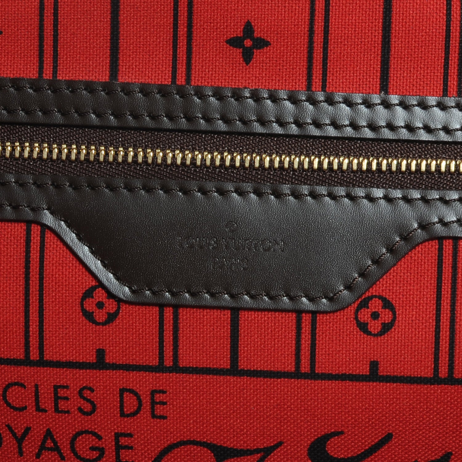 Louis Vuitton Damier Ebene Neverfull MM 6 of 8