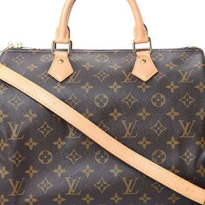 Louis Vuitton Monogram Speedy Bandouliere 30 8 of 12