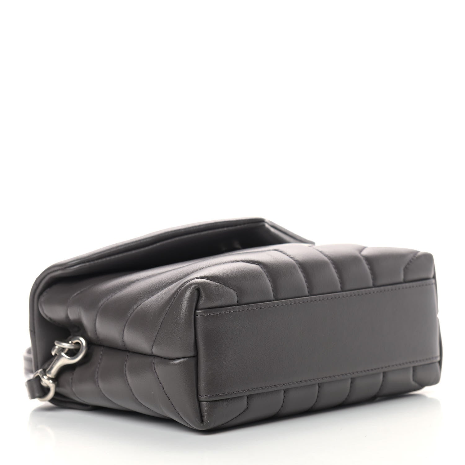 Saint Laurent Calfskin Y Quilted Monogram Toy Loulou Crossbody Bag Earth 4 of 11