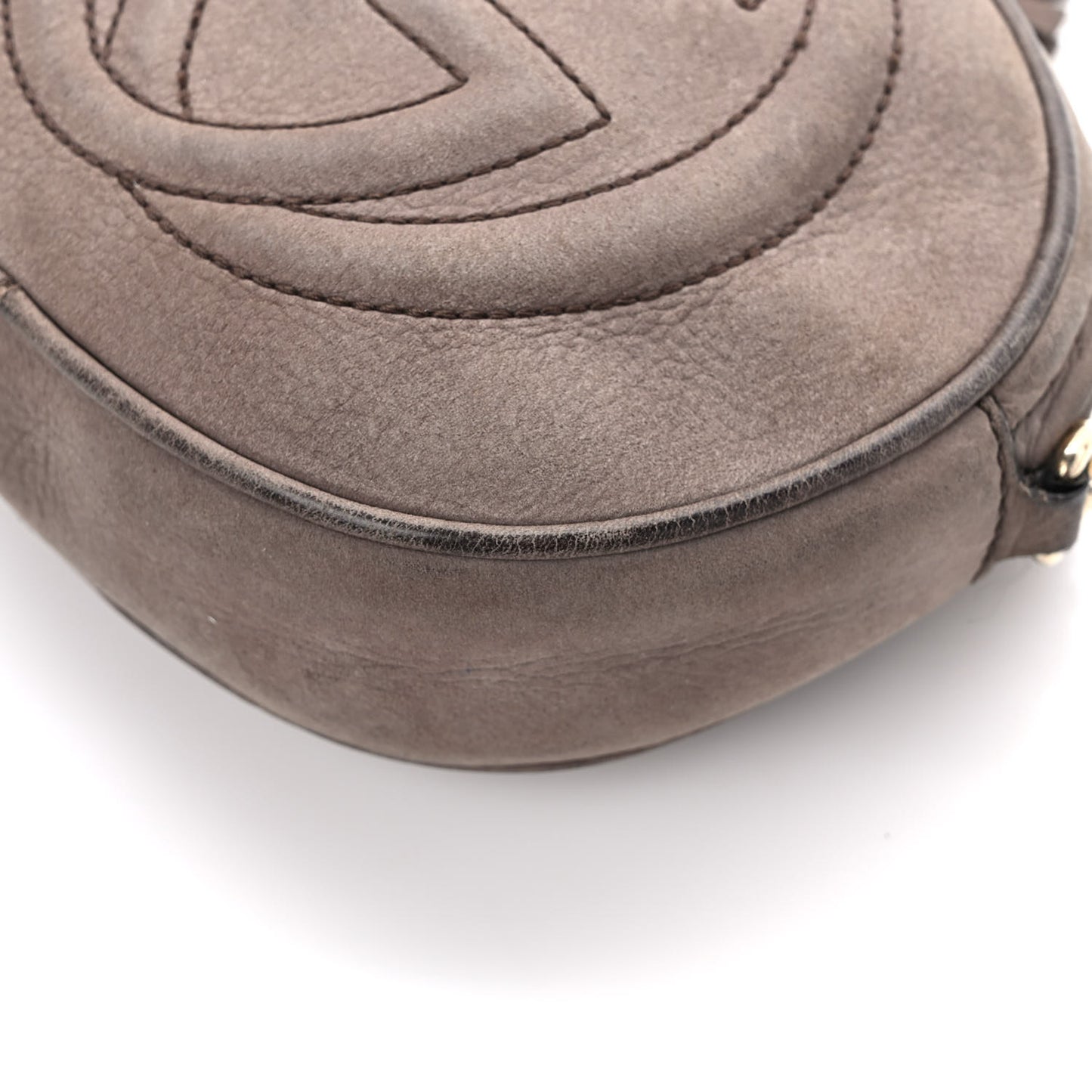 Vitello Range Mini Soho Chain Bag Grey Field