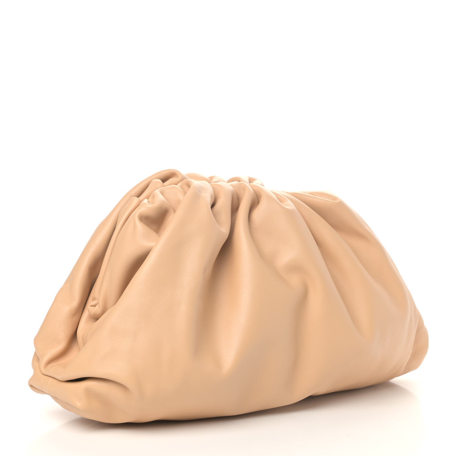 Bottega Veneta Smooth Butter Calf The Pouch Oversized Clutch Nude 5 of 8