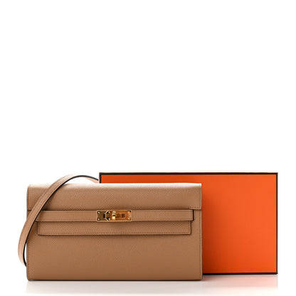 Hermes Epsom Verso Kelly Wallet To Go Chai Mauve Sylvestre 7 of 7