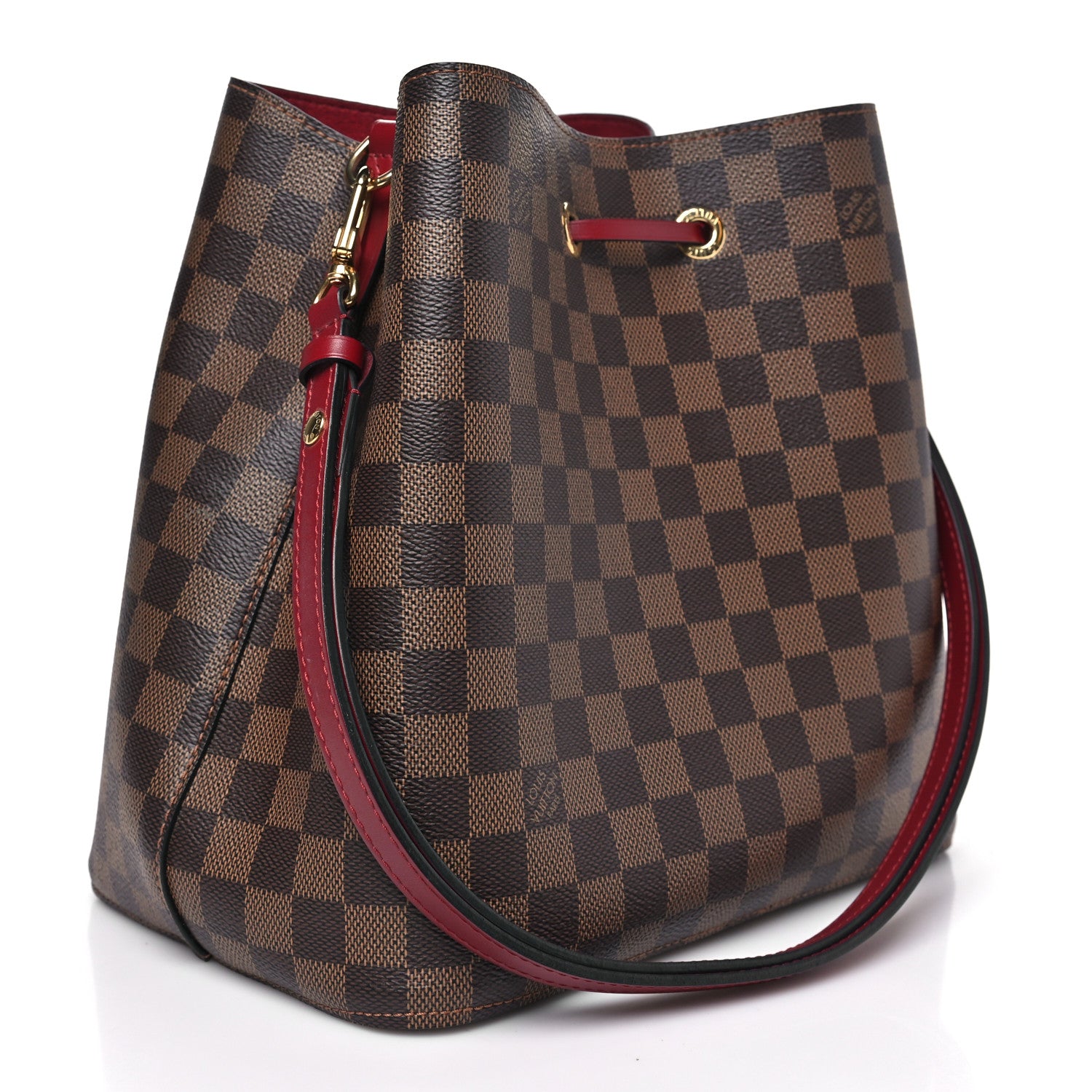 Louis Vuitton Damier Ebene Neonoe MM Cherry Berry 3 of 10