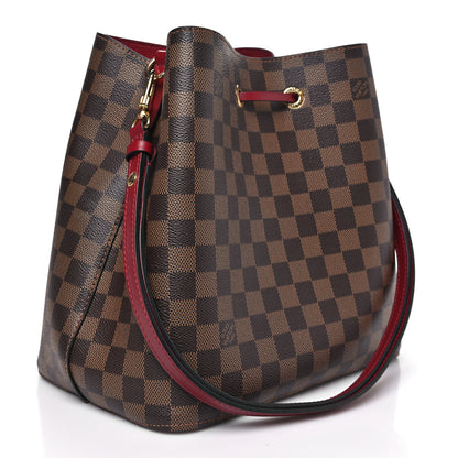 Louis Vuitton Damier Ebene Neonoe MM Cherry Berry 3 of 10