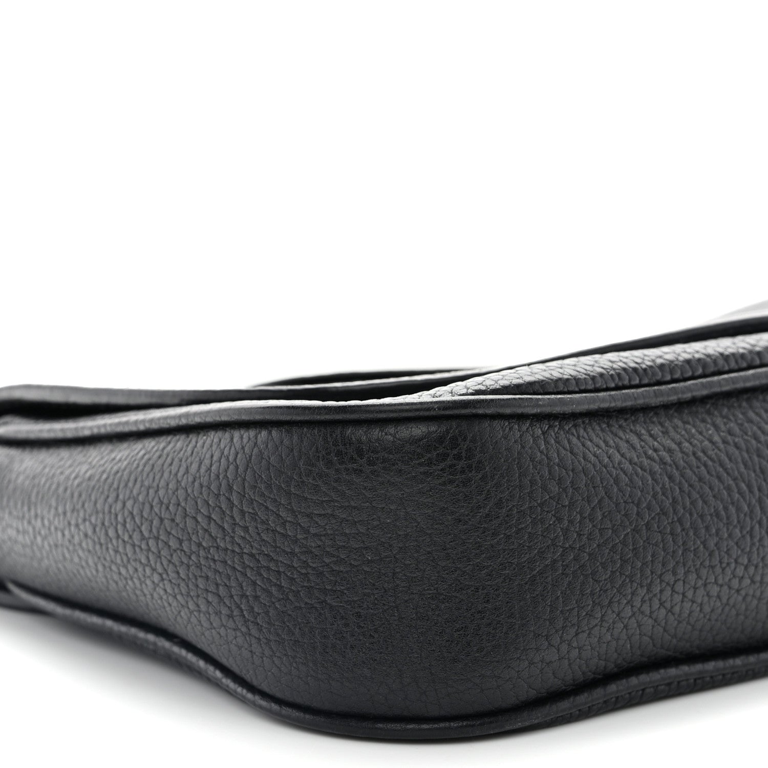 Gucci Pebbled Calfskin Medium Soho Flap Crossbody Black 9 of 14