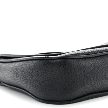 Gucci Pebbled Calfskin Medium Soho Flap Crossbody Black 9 of 14