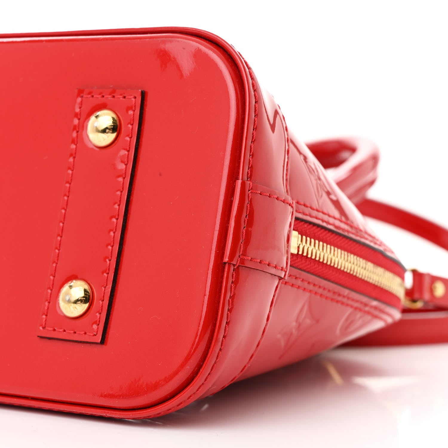 Louis Vuitton Vernis Alma BB Cherry 10 of 11