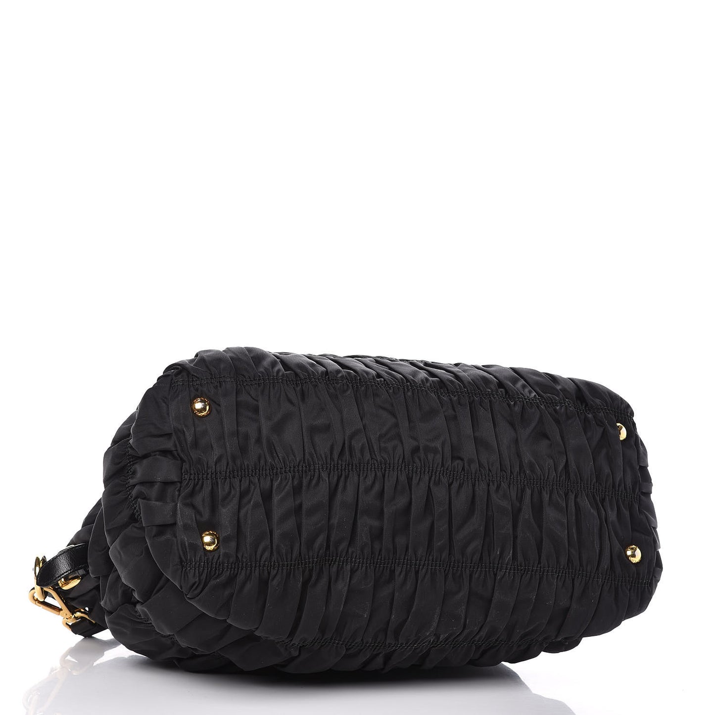 Tessuto Nylon Gaufre Tote Black