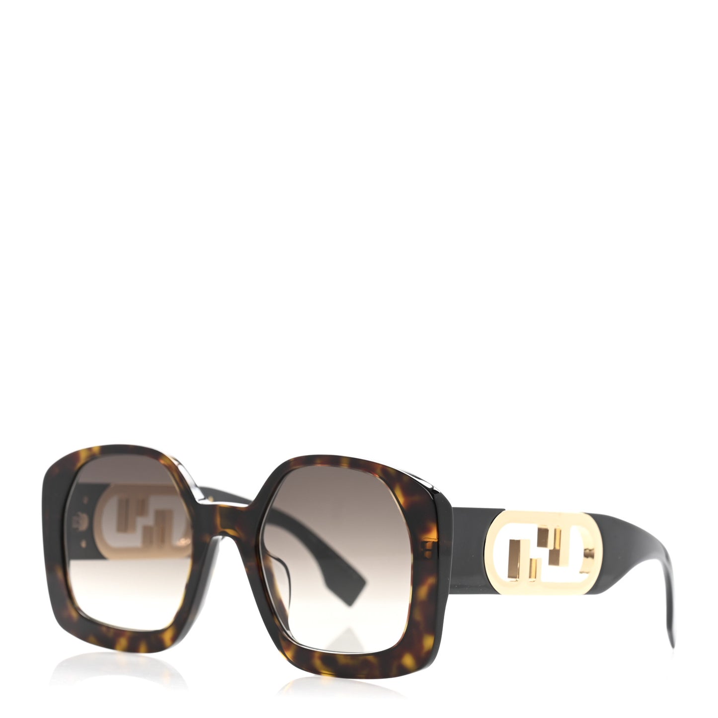Acetate O'Lock Square Sunglasses FE40048U Tortoise