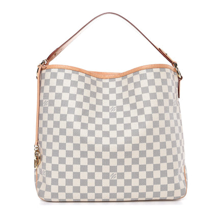 Louis Vuitton Damier Azur Delightful MM Rose Ballerine 1 of 7