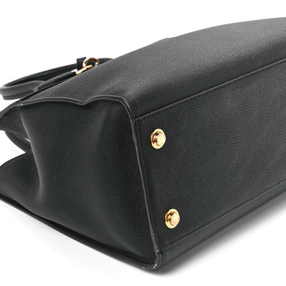 Louis Vuitton Taurillon City Steamer MM Black 9 of 11