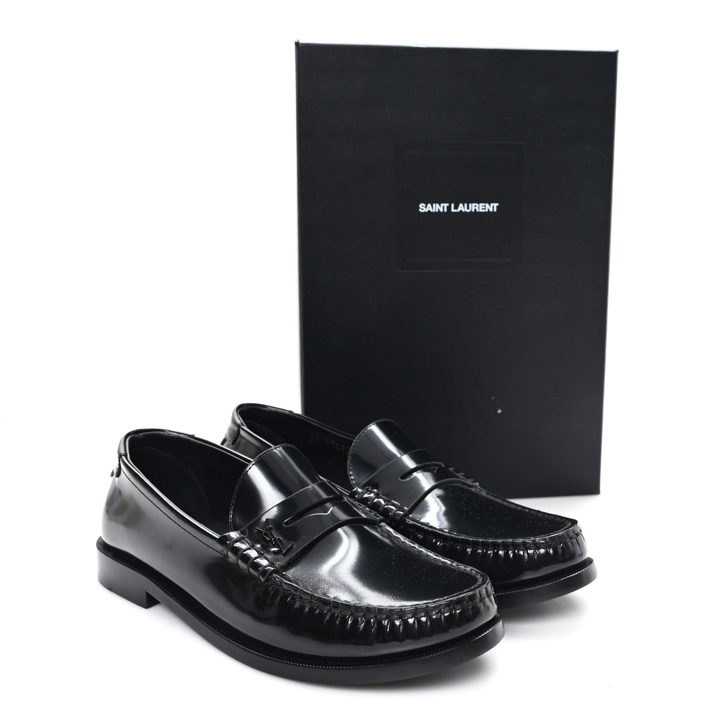 Magnum Lux Chunky Le Loafer Penny Slippers 38.5 Black