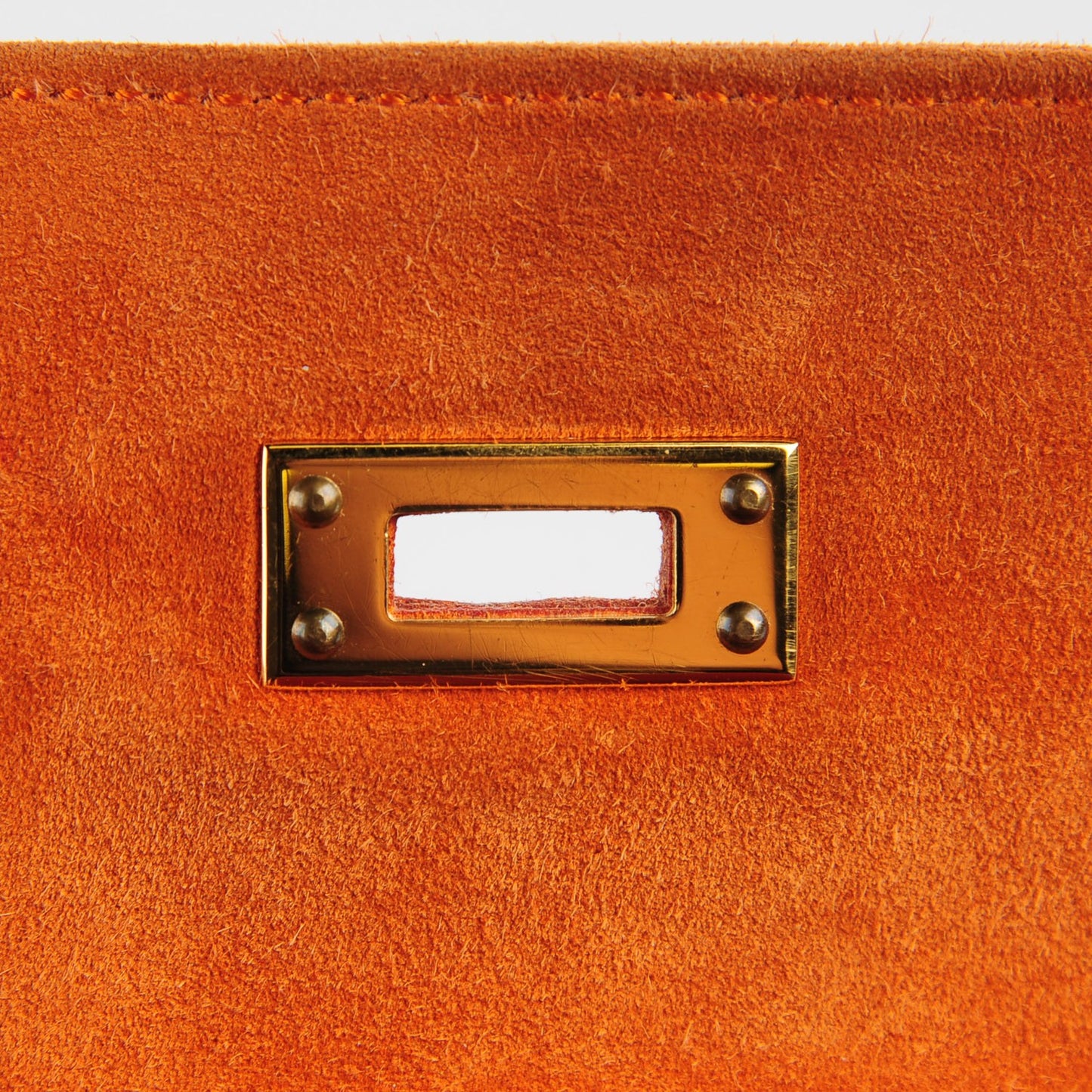 Veau Doblis Kelly Pochette Orange