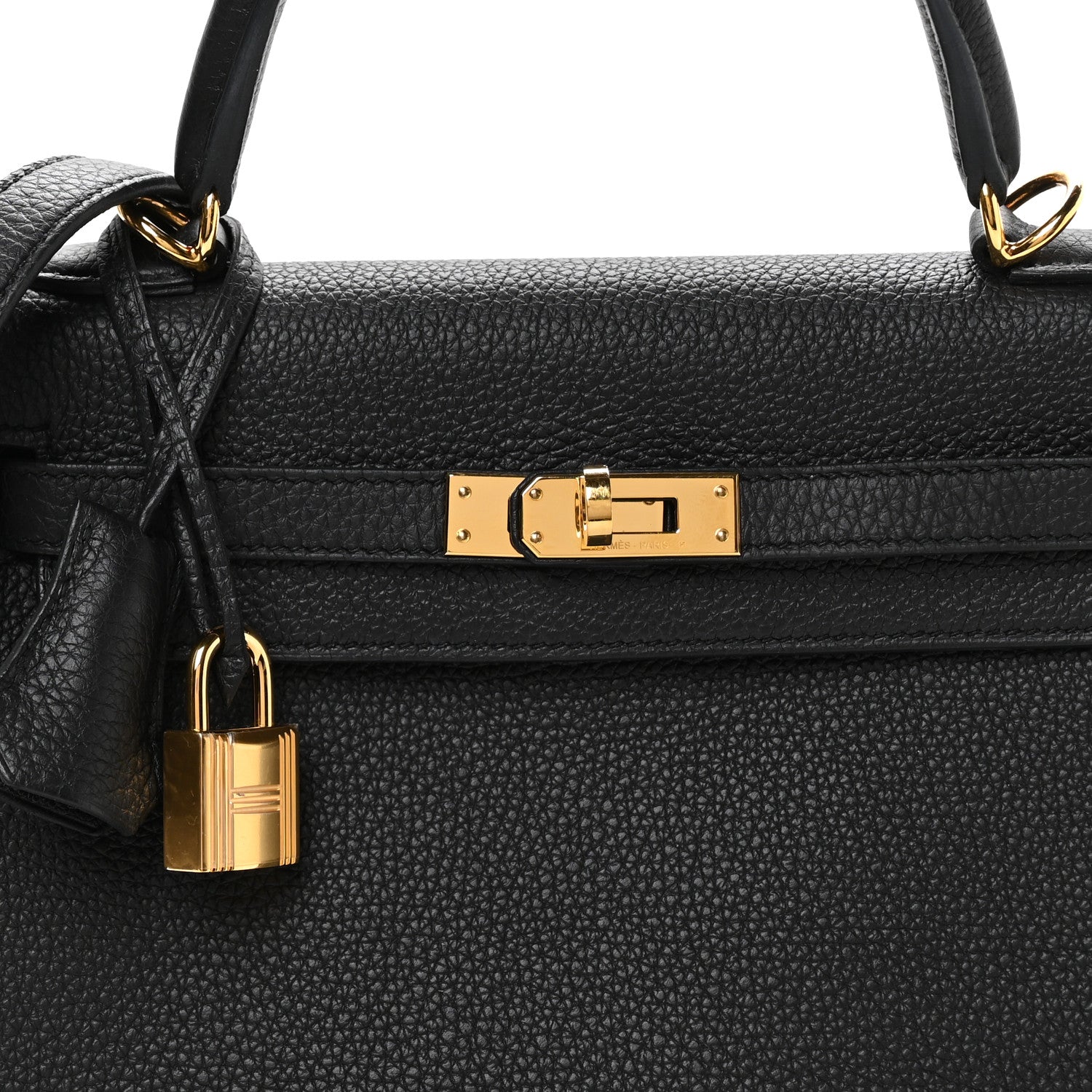 Hermes Togo Kelly Retourne 25 Black 8 of 11
