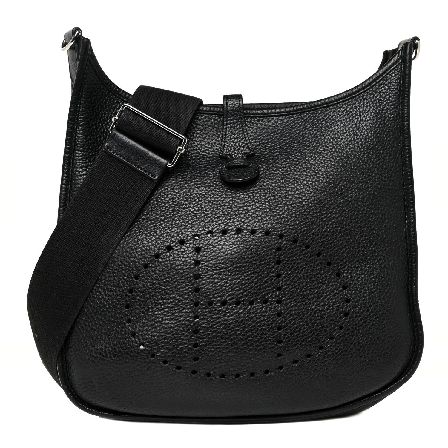 Hermes Taurillon Clemence Evelyne III PM Black 1 of 16