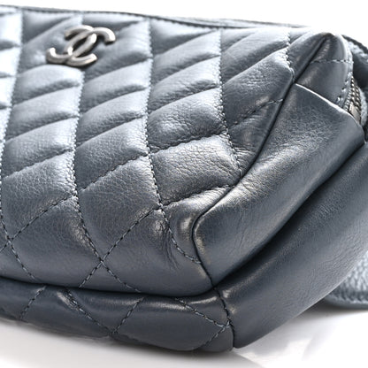Chanel Calfskin Quilted Waist Bag Dark Grey 10 of 10
