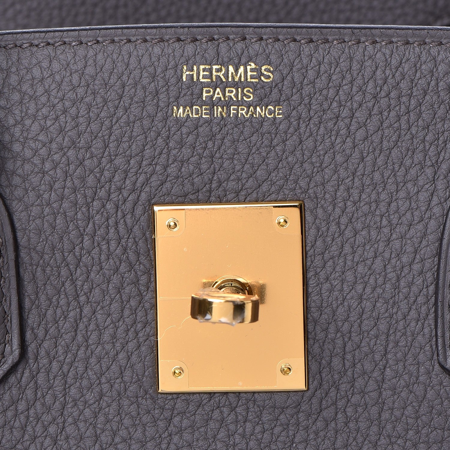 Hermes Togo Birkin 35 Etain 23 of 37