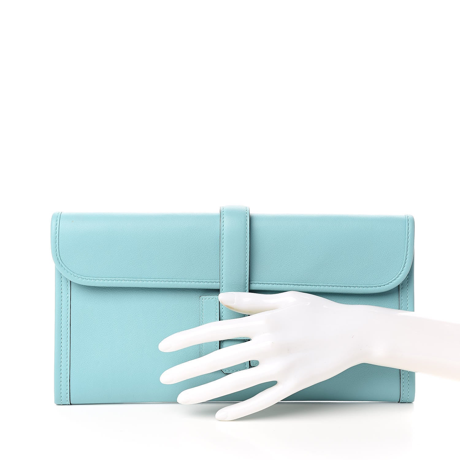 Hermes Swift Jige Elan 29 Clutch Bleu Atoll 2 of 9