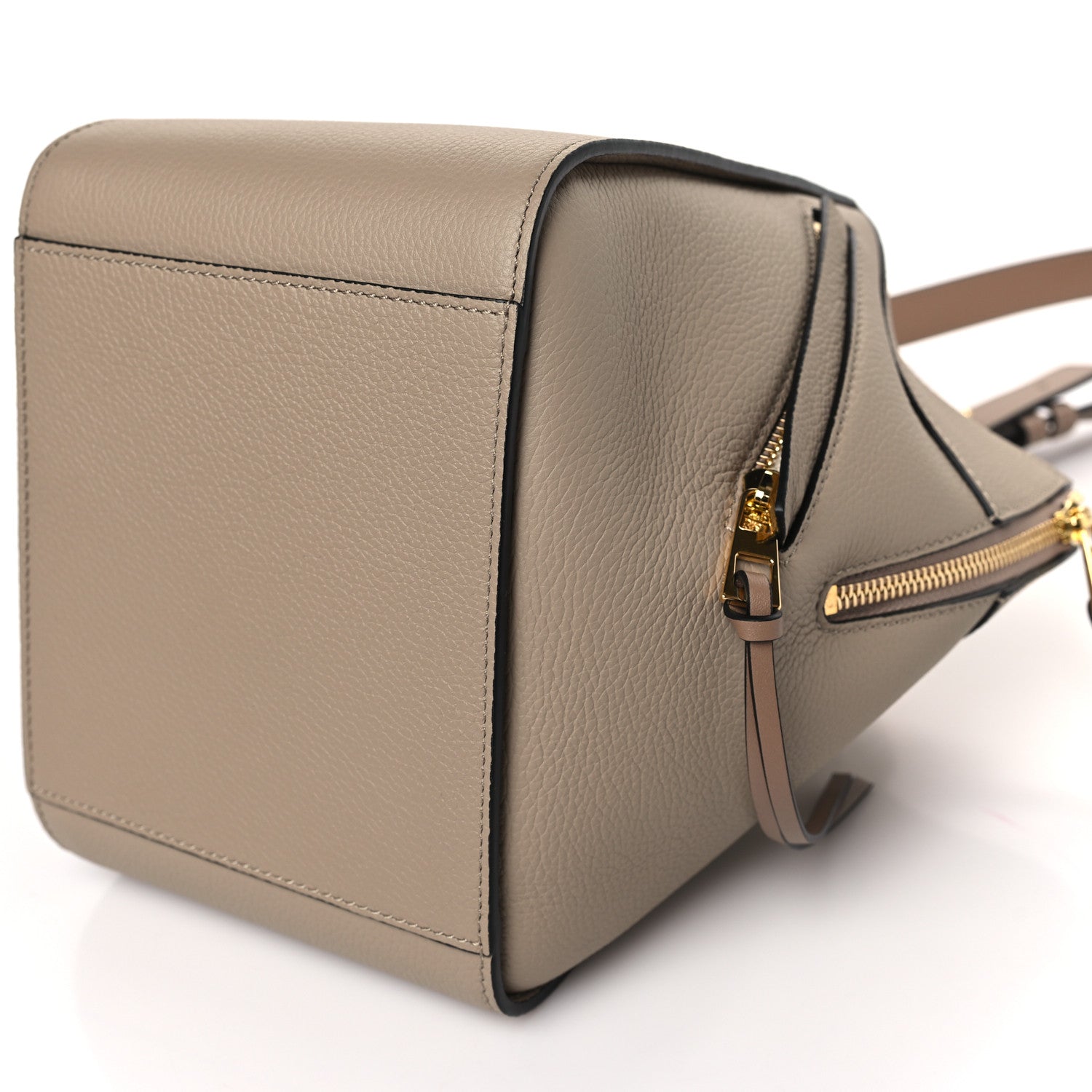 Loewe Soft Grained Calfskin Compact Hammock Shoulder Bag Sand 9 of 9