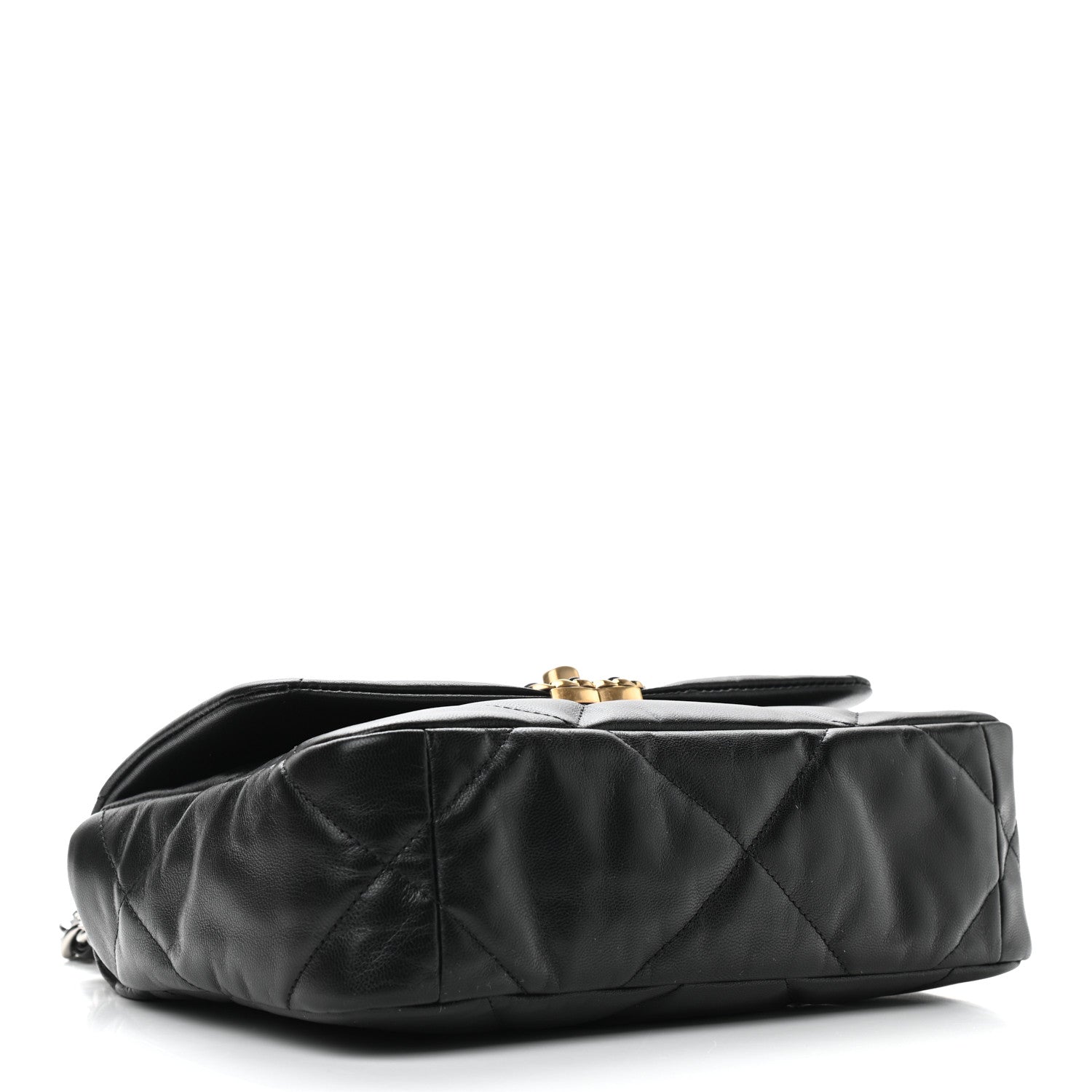 Chanel Goatskin Quilted Medium Chanel 19 Flap Black 4 of 9
