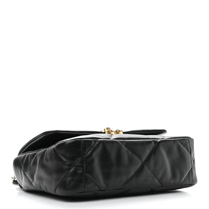 Chanel Goatskin Quilted Medium Chanel 19 Flap Black 4 of 9