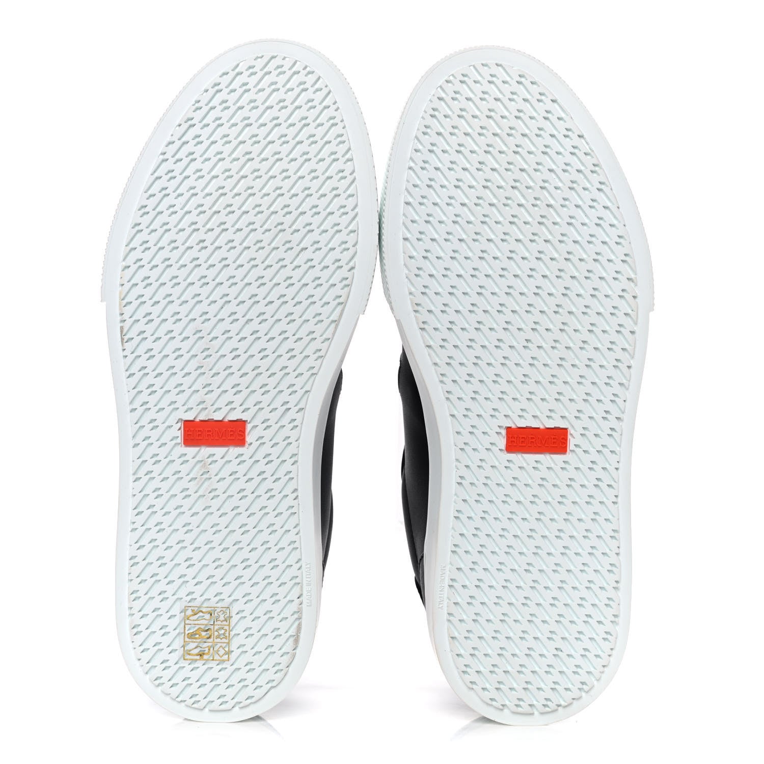 Hermes Calfskin Day Sneakers 38 Black 6 of 12