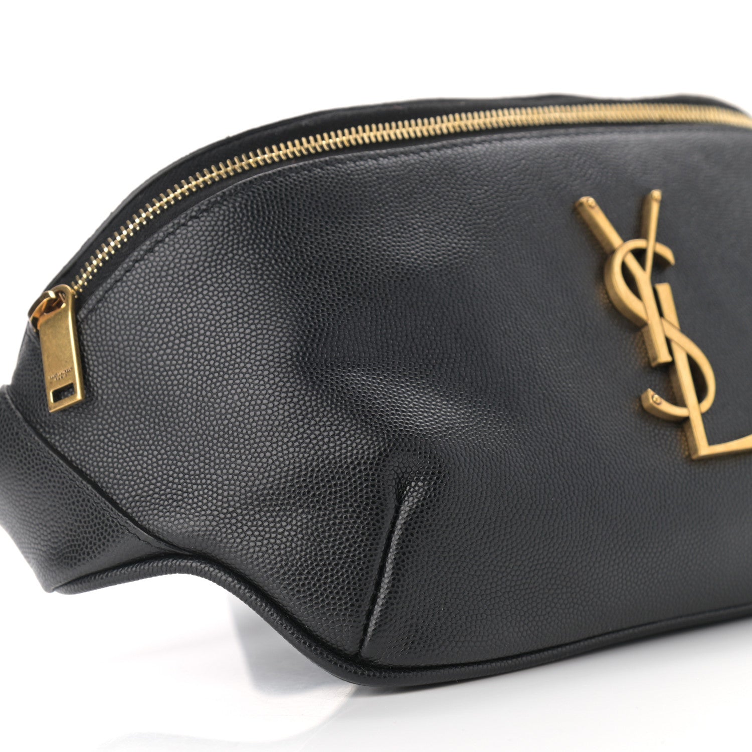 Saint Laurent Grain De Poudre Monogram Belt Bag Black 9 of 11