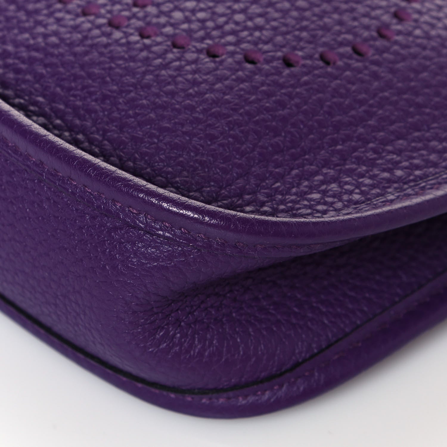 Hermes Taurillon Clemence Amazone Evelyne TPM Ultraviolet 10 of 12