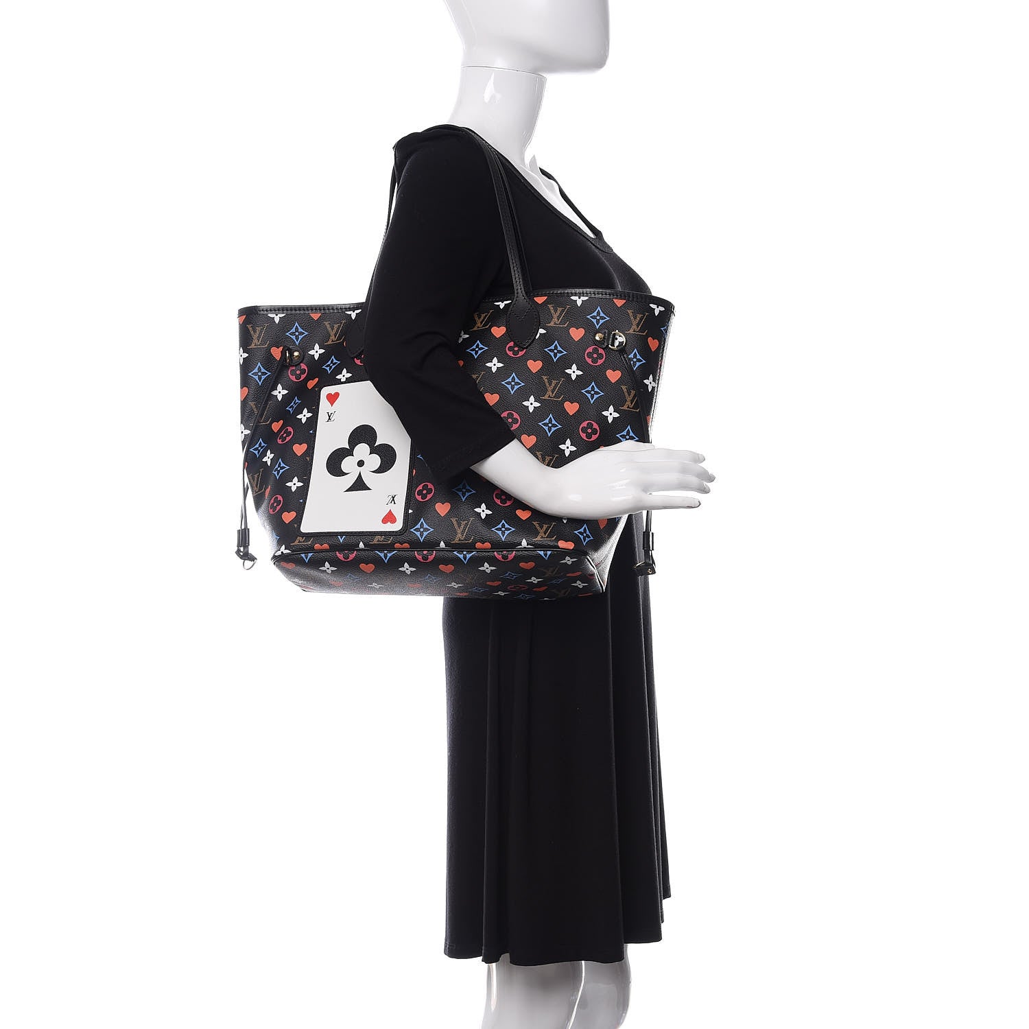 Louis Vuitton Game On Neverfull MM Black 2 of 11