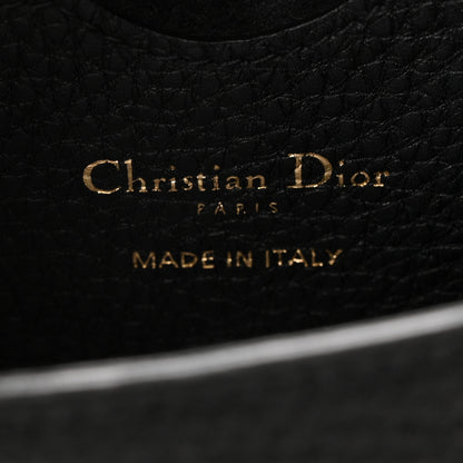 Christian Dior Grained Calfskin Large Bobby Flap Black 6 of 10