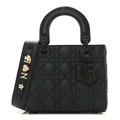 Christian Dior Ultra Matte Calfskin Cannage Small My ABCDior Lady Dior Black 1 of 12