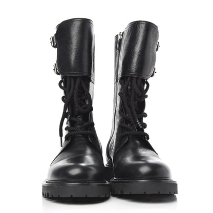 Christian Dior Calfskin Ground Low Boot 37 Black 3 of 7