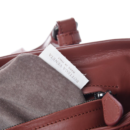 Bottega Veneta Calfskin Leggero Intrecciato Small Roma Brique 7 of 12