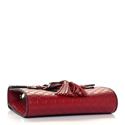 Gucci Soft Microguccissima Mini Emily Chain Shoulder Bag Rosso 4 of 11