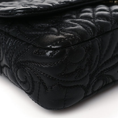Versace Nappa Barocco Quilted Calliope Vanitas Shoulder Bag Black 8 of 10