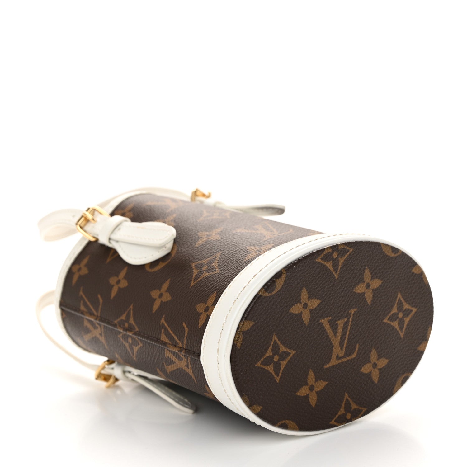 Louis Vuitton Monogram LV Match Nano Bucket Bag White 5 of 13