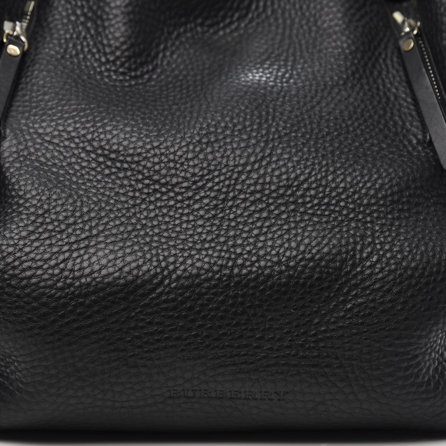 Grainy Calfskin House Check Medium Maidstone Black