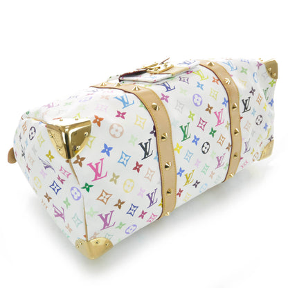 Louis Vuitton Monogram Multicolor Keepall 45 White 3 of 6