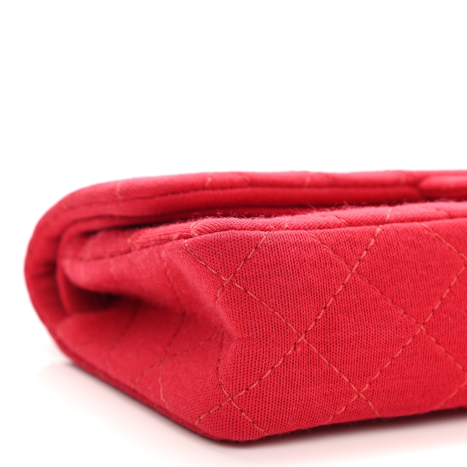 Chanel Jersey Quilted 2.55 Reissue East West Flap Red 9 of 11