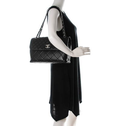 Chanel Calfskin Quilted In The Business Flap Bag Black 2 of 7