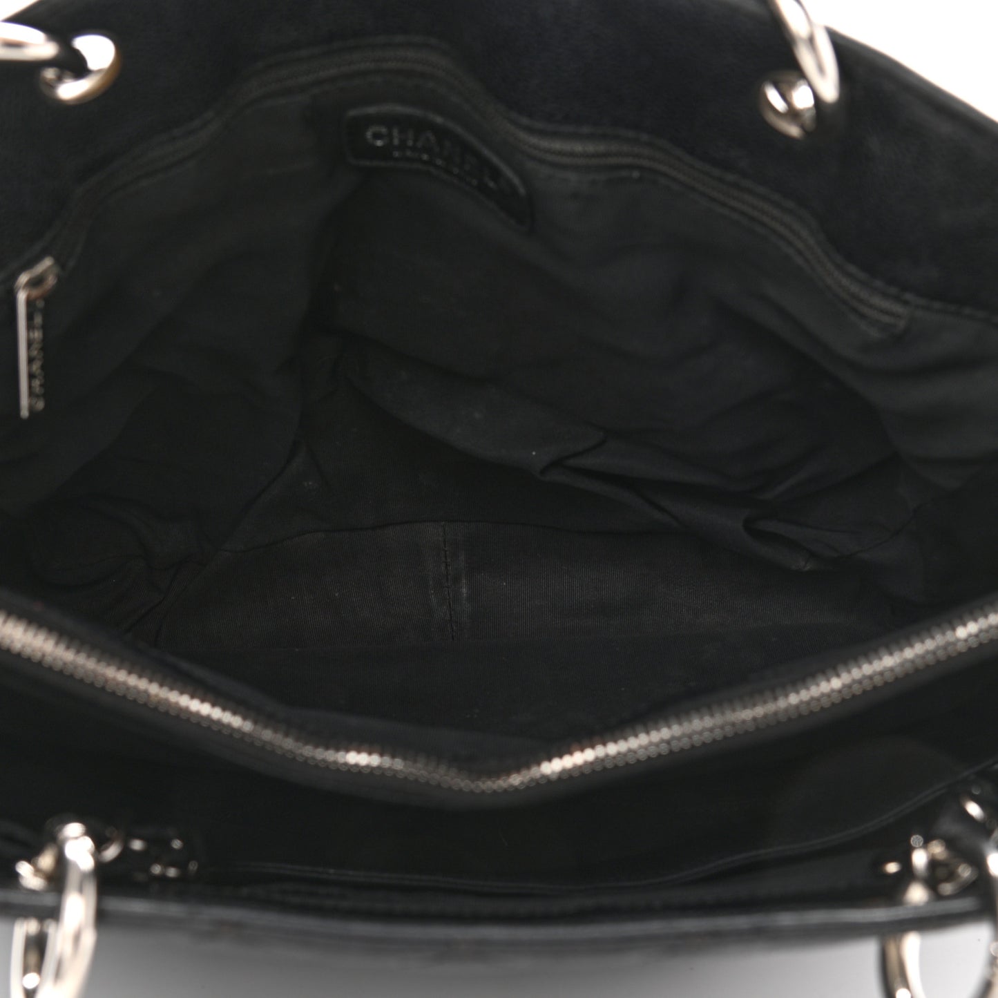 Caviar Quilted Grand Shopping Tote GST Black