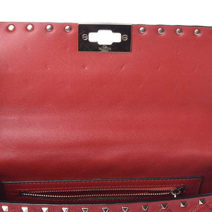 Valentino Garavani Nappa Medium Rockstud Spike Shoulder Bag Rosso Valentino 9 of 9