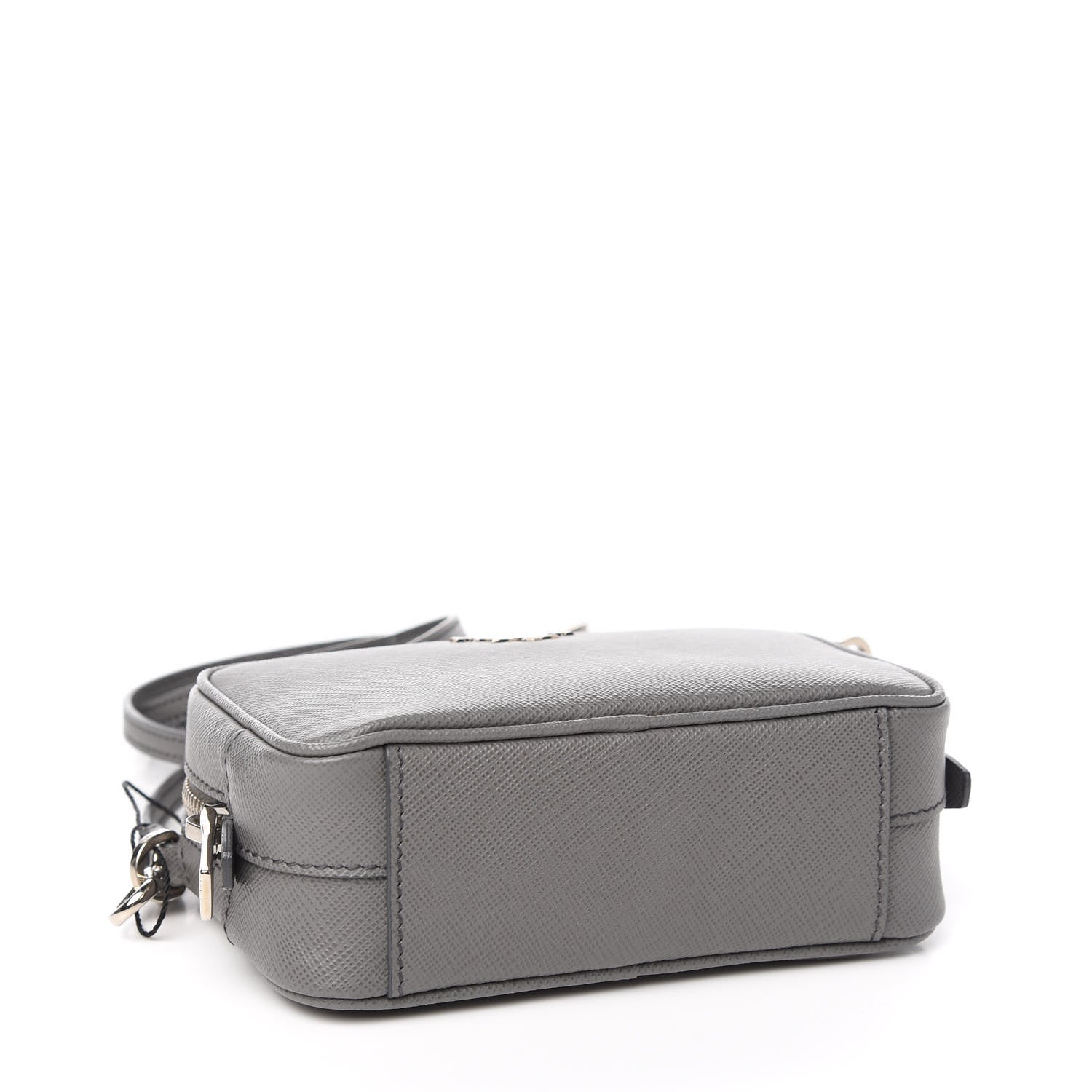 Prada Saffiano Mini Camera Crossbody Bag Marmo 3 of 11