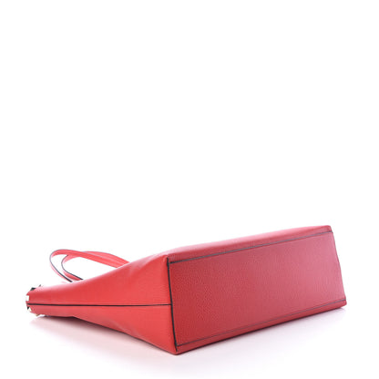 Valentino Garavani Grained Calfskin Rockstud Shoulder Tote Rouge Pur 4 of 8